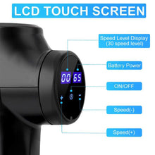 Görseli Galeri görüntüleyiciye yükleyin, 6 Değiştirilebilir Başlı, 30 Hız Seviyeli LUXISE Derin Doku Masaj Tabancası