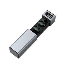 Görseli Galeri görüntüleyiciye yükleyin, Bluetooth Kulaklık Stereo Kulaklık Mikrofonlu Su Geçirmez Bluetooth Kulaklık led ekran Şarj Kutusu 5.0