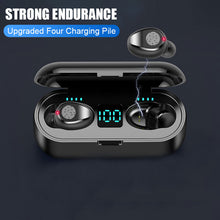 Görseli Galeri görüntüleyiciye yükleyin, Bluetooth V5.0 Kulaklık Kablosuz Kulaklık Stereo Spor Kablosuz Kulaklık iPhone Xiaomi Için Kulakiçi kulaklık