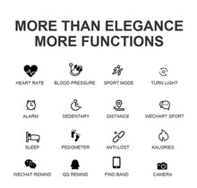 Load image into Gallery viewer, Touch Screen Smart Watch Bracelet Women Heart Rate Sleep Monitor Smart Band Sports