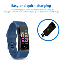 Görseli Galeri görüntüleyiciye yükleyin, Spor akıllı saat su geçirmez aktivite spor izci bileklik nabız monitörü erkekler kadınlar smartwatch Android için