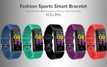 Görseli Galeri görüntüleyiciye yükleyin, Spor akıllı saat su geçirmez aktivite spor izci bileklik nabız monitörü erkekler kadınlar smartwatch Android için