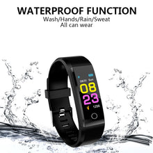 Görseli Galeri görüntüleyiciye yükleyin, Spor akıllı saat su geçirmez aktivite spor izci bileklik nabız monitörü erkekler kadınlar smartwatch Android için