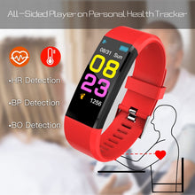 Görseli Galeri görüntüleyiciye yükleyin, Spor akıllı saat su geçirmez aktivite spor izci bileklik nabız monitörü erkekler kadınlar smartwatch Android için