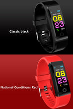Görseli Galeri görüntüleyiciye yükleyin, Spor akıllı saat su geçirmez aktivite spor izci bileklik nabız monitörü erkekler kadınlar smartwatch Android için