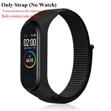 Load image into Gallery viewer, Nylon Strap for Xiaomi Mi band 4 3 replaceable Bracelet Mi band4 band3 Sports Wristband Breathable Bracelet for Xiomi Miband 3 4