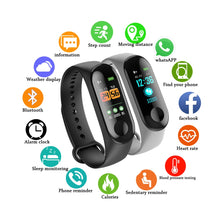 Görseli Galeri görüntüleyiciye yükleyin, Bluetooth Spor Akıllı İzle Erkekler Kadınlar Android IOS Için Smartwatch Spor Izci Elektronik Akıllı Saat Band Smartwach