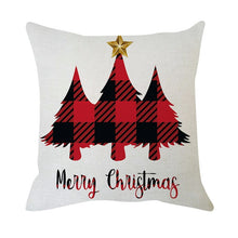 Görseli Galeri görüntüleyiciye yükleyin, Christmas Cushion Cover 45*45 Christmas Cotton Linen Throw Pillow Case Cushion Cover Home Sofa Sofa Home Decoration Pillowcase