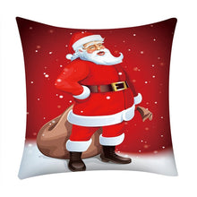 Görseli Galeri görüntüleyiciye yükleyin, Christmas Cushion Cover 45*45 Christmas Cotton Linen Throw Pillow Case Cushion Cover Home Sofa Sofa Home Decoration Pillowcase