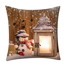 Görseli Galeri görüntüleyiciye yükleyin, Christmas Cushion Cover 45*45 Christmas Cotton Linen Throw Pillow Case Cushion Cover Home Sofa Sofa Home Decoration Pillowcase