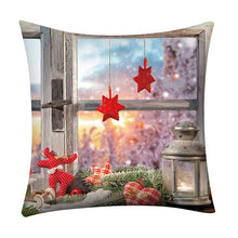 Görseli Galeri görüntüleyiciye yükleyin, Christmas Cushion Cover 45*45 Christmas Cotton Linen Throw Pillow Case Cushion Cover Home Sofa Sofa Home Decoration Pillowcase