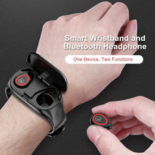 Görseli Galeri görüntüleyiciye yükleyin, Smart Watch For Men, Women, Kids Unisex Bluetooth Earphone Wireless Headphones For Iphone