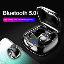 Görseli Galeri görüntüleyiciye yükleyin, Bluetooth 5.0 Kulaklık Kablosuz Kulaklık HIFI Spor Kulaklık Telefon için Mic ile Handsfree