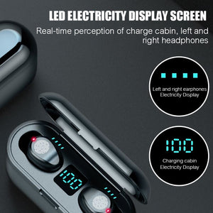 Bluetooth V5.0 Earphone Wireless Earphones Stereo Sport Wireless Headphones Earbuds headset For iPhone Xiaomi