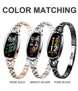 Touch Screen Smart Watch Bracelet Women Heart Rate Sleep Monitor Smart Band Sports