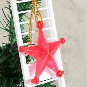 Lovely Music Christmas Santa Claus Electric Climb Ladder Hanging Decoration Christmas Tree Ornaments Funny New Year Kids Gifts