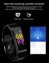 Load image into Gallery viewer, Sport Smart watch waterproof Activity Fitness tracker Wristband Heart rate monitor  Men women smartwatch For Android