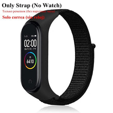 Load image into Gallery viewer, Nylon Strap for Xiaomi Mi band 4 3 replaceable Bracelet Mi band4 band3 Sports Wristband Breathable Bracelet for Xiomi Miband 3 4