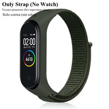 Load image into Gallery viewer, Nylon Strap for Xiaomi Mi band 4 3 replaceable Bracelet Mi band4 band3 Sports Wristband Breathable Bracelet for Xiomi Miband 3 4