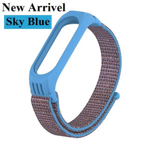 Nylon Strap for Xiaomi Mi band 4 3 replaceable Bracelet Mi band4 band3 Sports Wristband Breathable Bracelet for Xiomi Miband 3 4