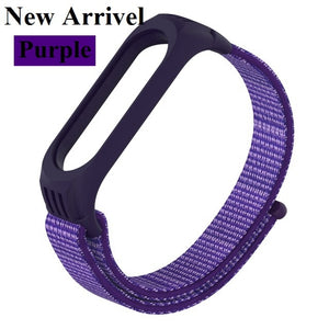 Nylon Strap for Xiaomi Mi band 4 3 replaceable Bracelet Mi band4 band3 Sports Wristband Breathable Bracelet for Xiomi Miband 3 4