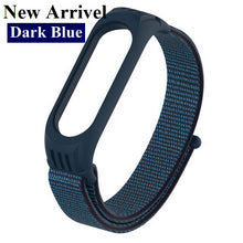 Load image into Gallery viewer, Nylon Strap for Xiaomi Mi band 4 3 replaceable Bracelet Mi band4 band3 Sports Wristband Breathable Bracelet for Xiomi Miband 3 4