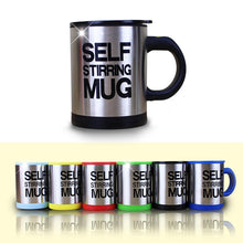 Load image into Gallery viewer, 400ml Automatic Self Stirring Mug Coffee Milk Mixing Mug Stainless Steel Thermal Cup Electric