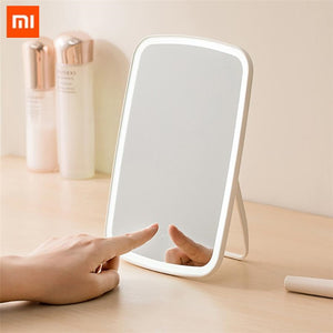 Intelligent portable makeup mirror desktop led light portable folding light mirror dormitory desktop