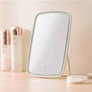 Intelligent portable makeup mirror desktop led light portable folding light mirror dormitory desktop