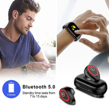 Load image into Gallery viewer, Smart Watch For Men, Women, Kids Unisex Bluetooth Earphone Wireless Headphones For Iphone