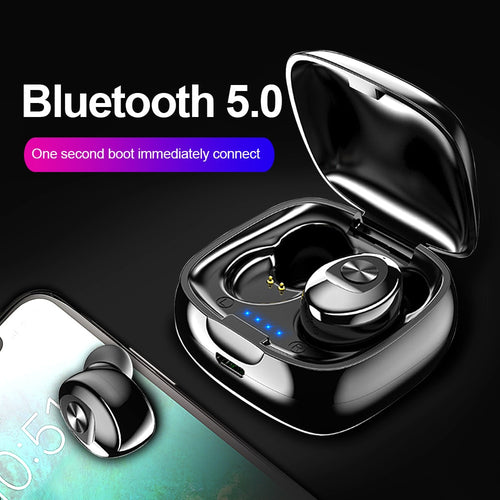 Bluetooth 5.0 Earphone Wireless Headphone HIFI Sport Earphones Handsfree with Mic for Phone