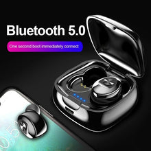 Görseli Galeri görüntüleyiciye yükleyin, Bluetooth 5.0 Kulaklık Kablosuz Kulaklık HIFI Spor Kulaklık Telefon için Mic ile Handsfree